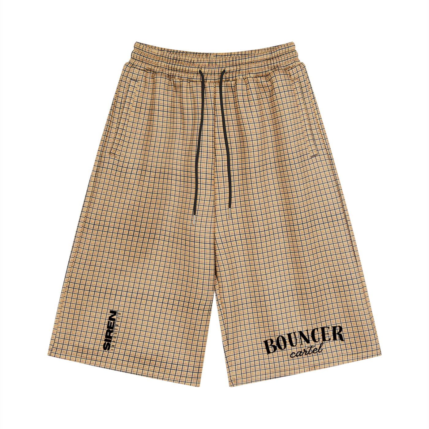 CYBERIA - Bouncer Cartel - Unisex Plaid Premium Shorts