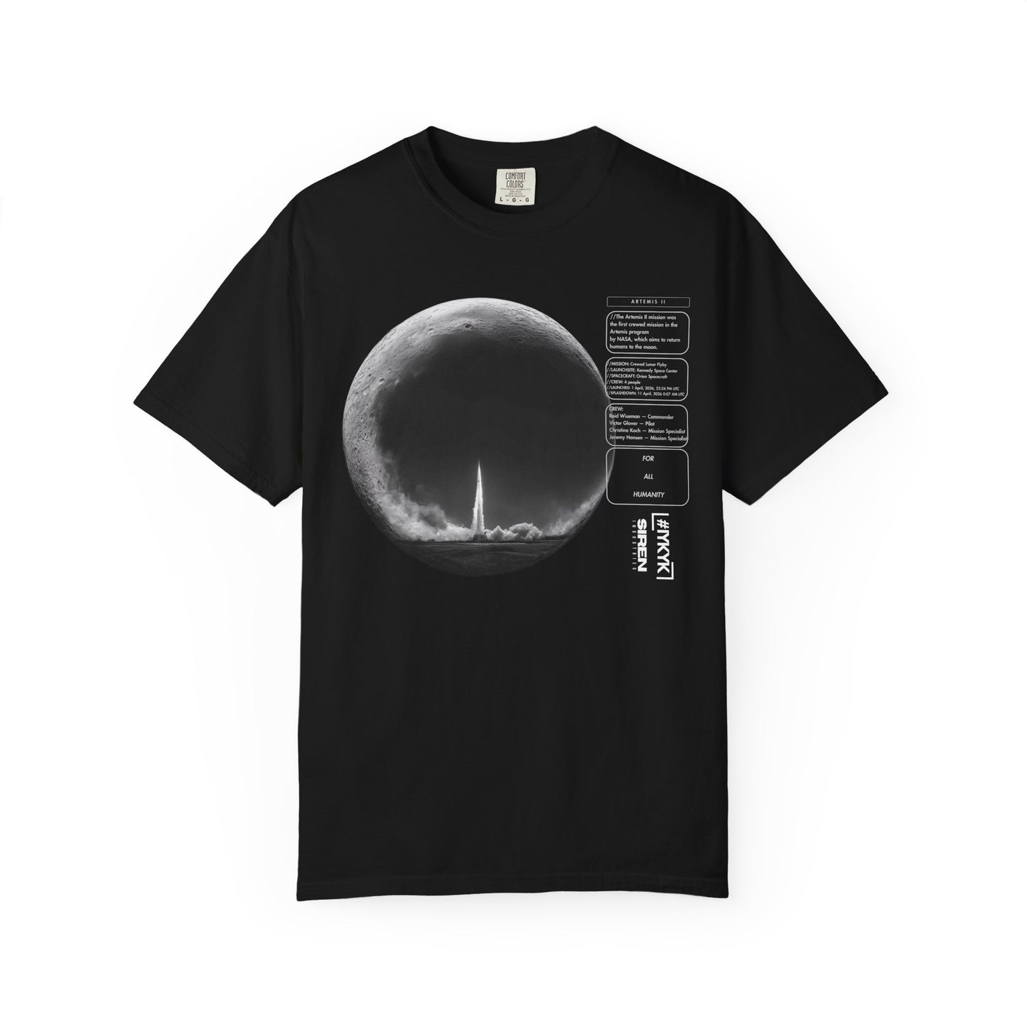SIREN INDUSTRIES S26 - ARTEMIS II - Premium Cotton T-shirt