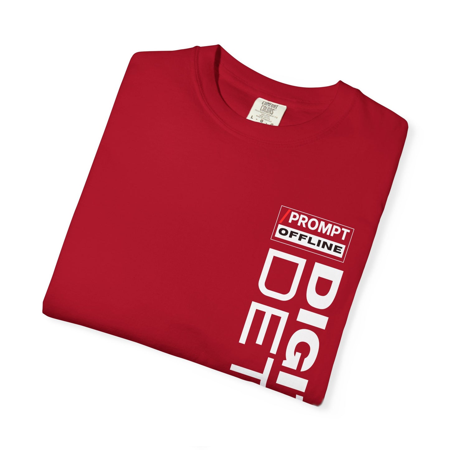 PROMPT OFFLINE - DIGITAL DETOX - Premium cotton fabric T-shirt