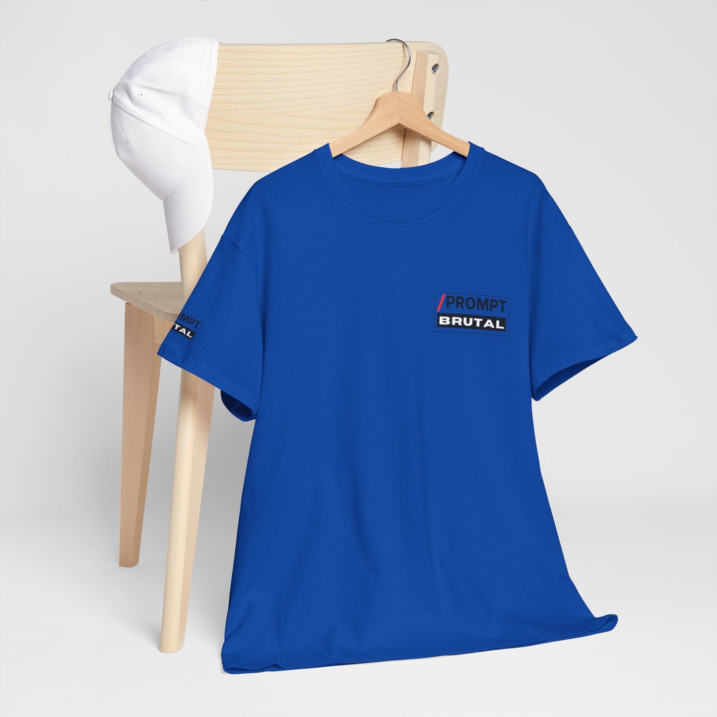 The PROMPT collection - BRUTAL T-shirt, Unique Prompt Unisex Heavy Cotton Tee, Graphic T-Shirt, Relaxed Fit Top, Casual Wear, Gift for Creatives, Everyday Style