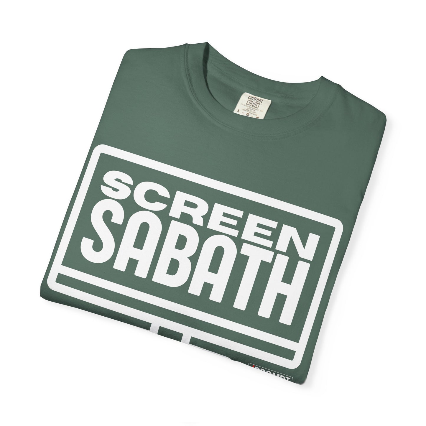 PROMPT OFFLINE - SCREEN SABATH - Premium cotton fabric T-shirt