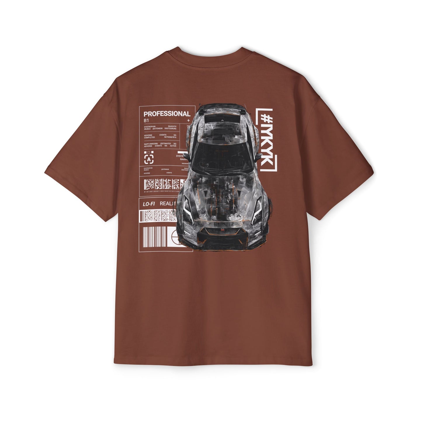 SIREN INDUSTRIES W25 - VECTOR - NISSAN GTR (W) Heavy Oversized Tee