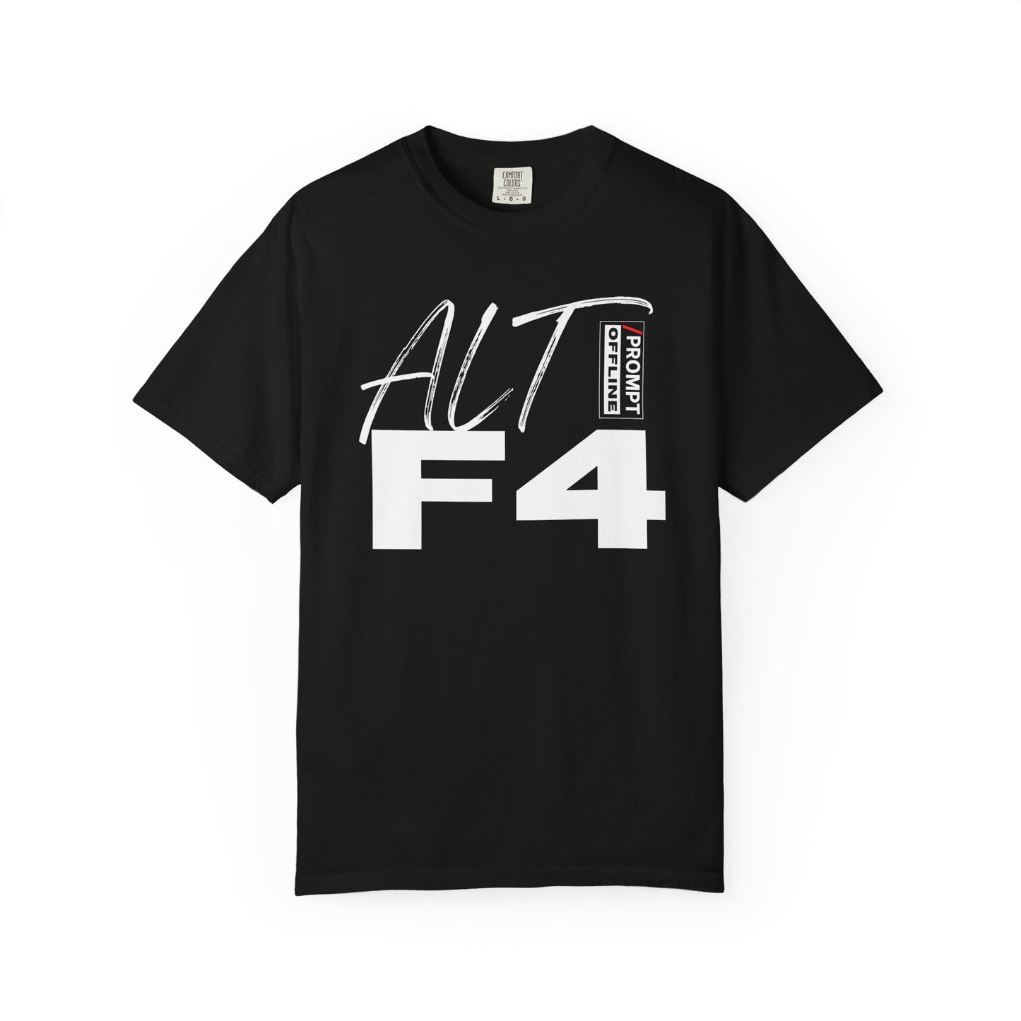 PROMPT OFFLINE - ALT F4 Premium cotton fabric T-shirt