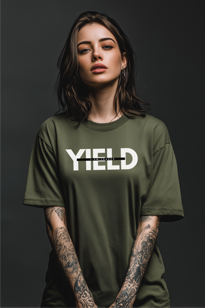 I.AM.TRADER - YIELD - Heavy Cotton T-Shirt