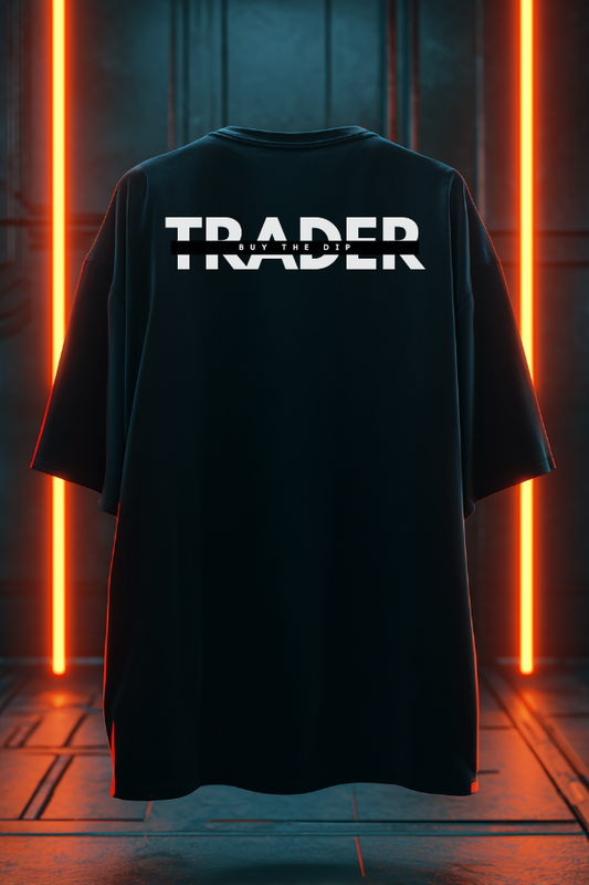 I.AM.TRADER - BUY THE DIP - Heavy Oversized Tee