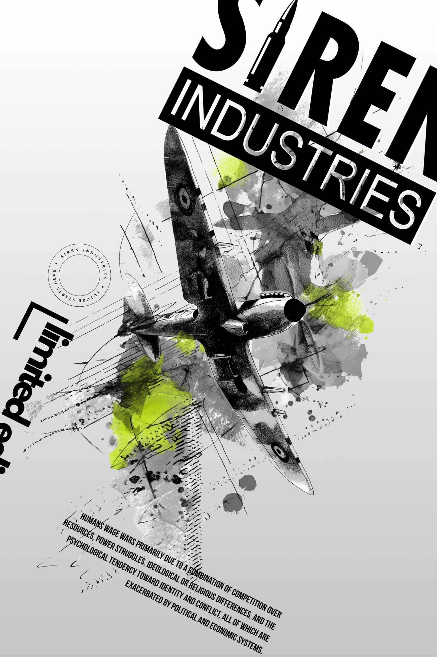 SIREN INDUSTRIES S25 - RETRO - LIMITED EDITION Heavy Oversized Tee