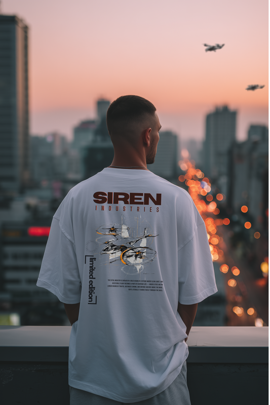 SIREN INDUSTRIES S25 - EVTOL - LIMITED EDITION Heavy Oversized Tee