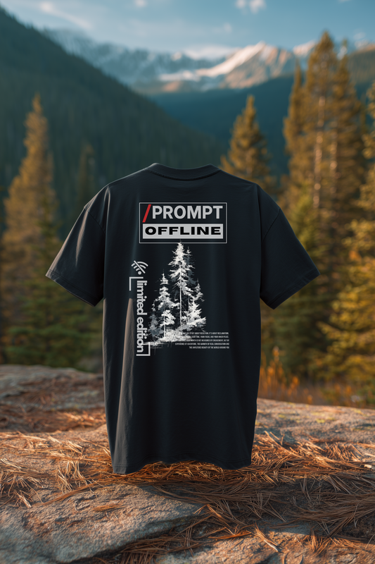 The PROMPT collection - OFFLINE - LIMITED EDITION Heavy Oversized Tee