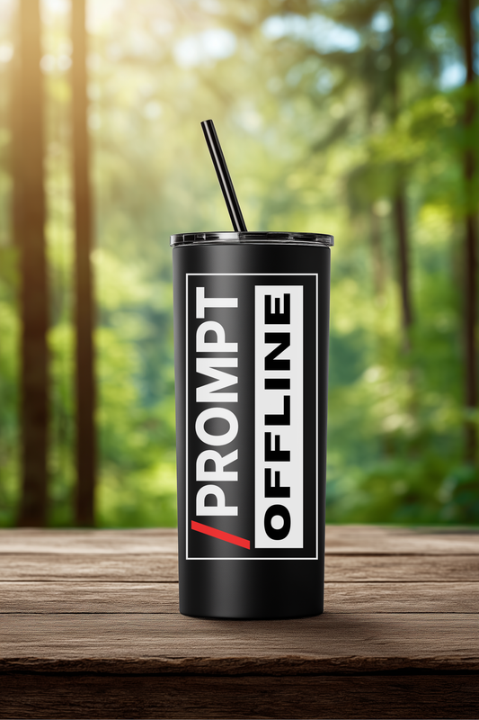 The PROMPT collection - OFFLINE tumbler with straw, 20oz