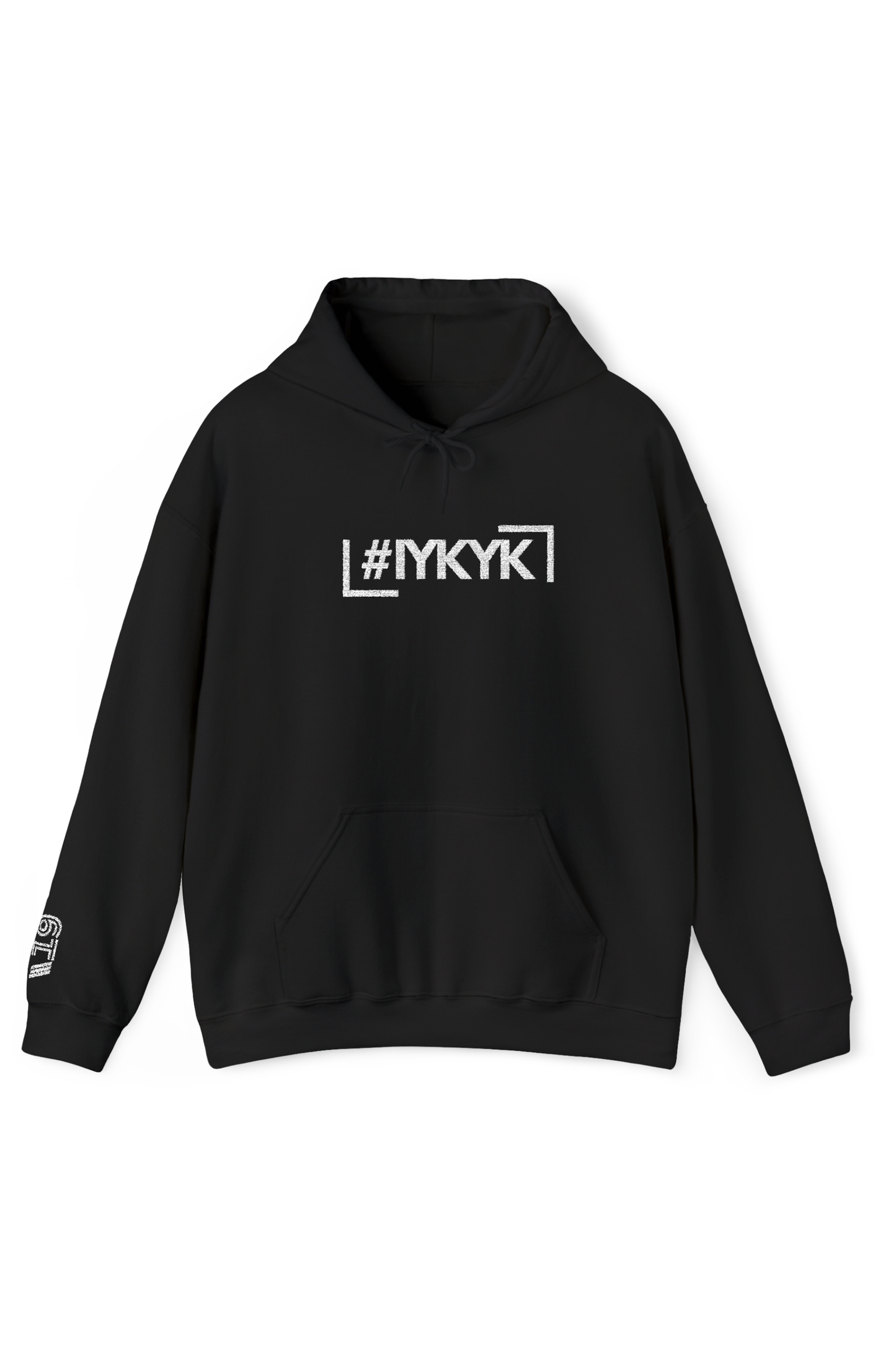 SIREN INDUSTRIES W25 - #IYKYK Embroided Hoodie (White Stitch)