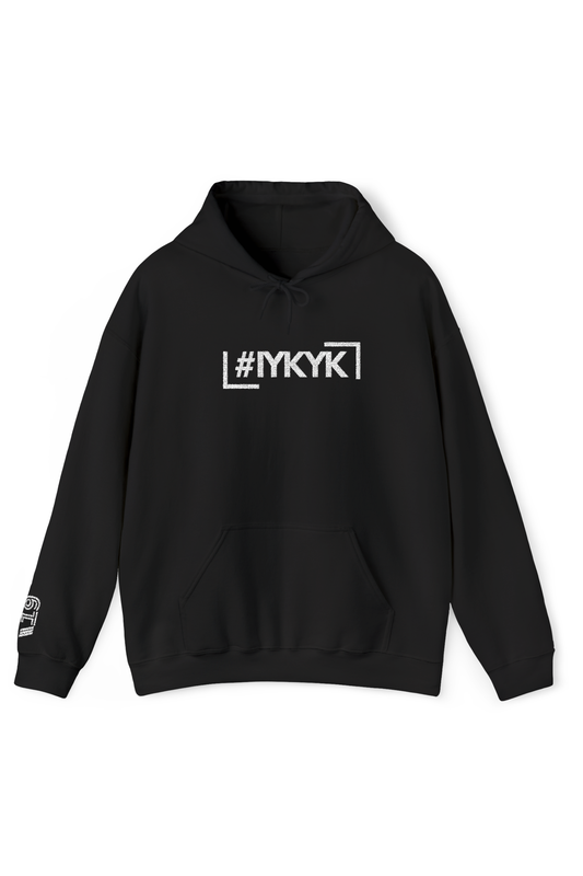 SIREN INDUSTRIES W25 - #IYKYK Embroided Hoodie (White Stitch)