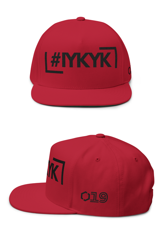 SIREN INDUSTIES W25 - #IYKYK Embroided Flat Bill Cap
