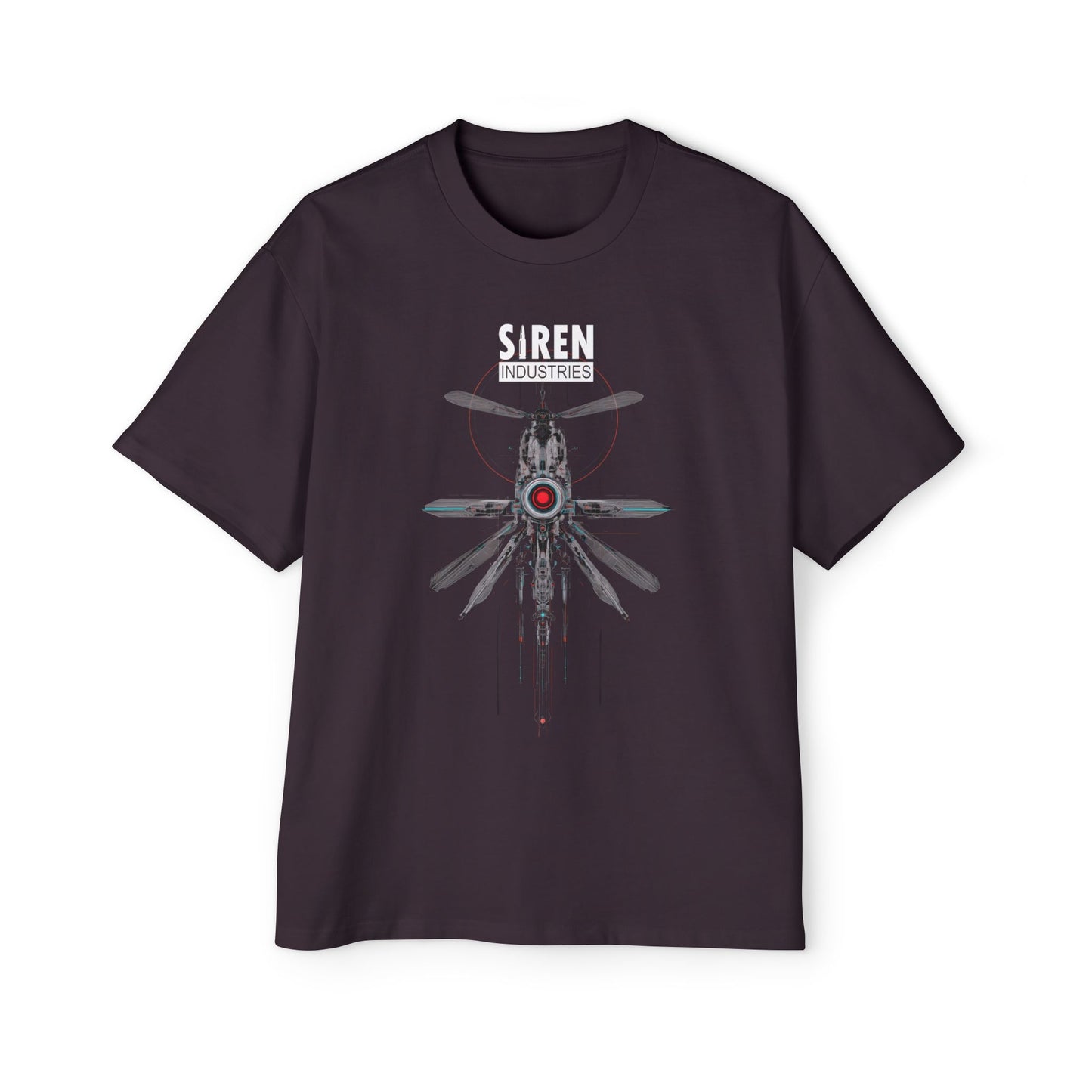SIREN INDUSTRIES S26 - RETRO SCANNER - Heavy Premium Oversized Tee T-shirt