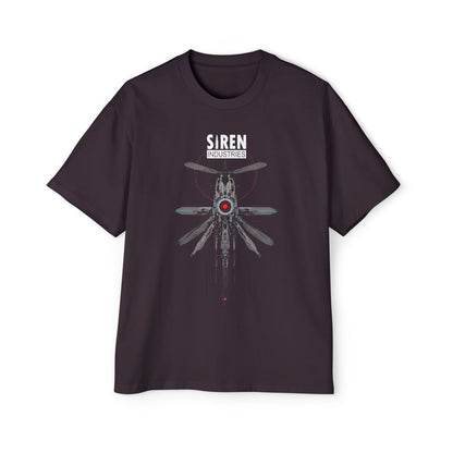 SIREN INDUSTRIES S26 - RETRO SCANNER - Heavy Premium Oversized Tee T-shirt
