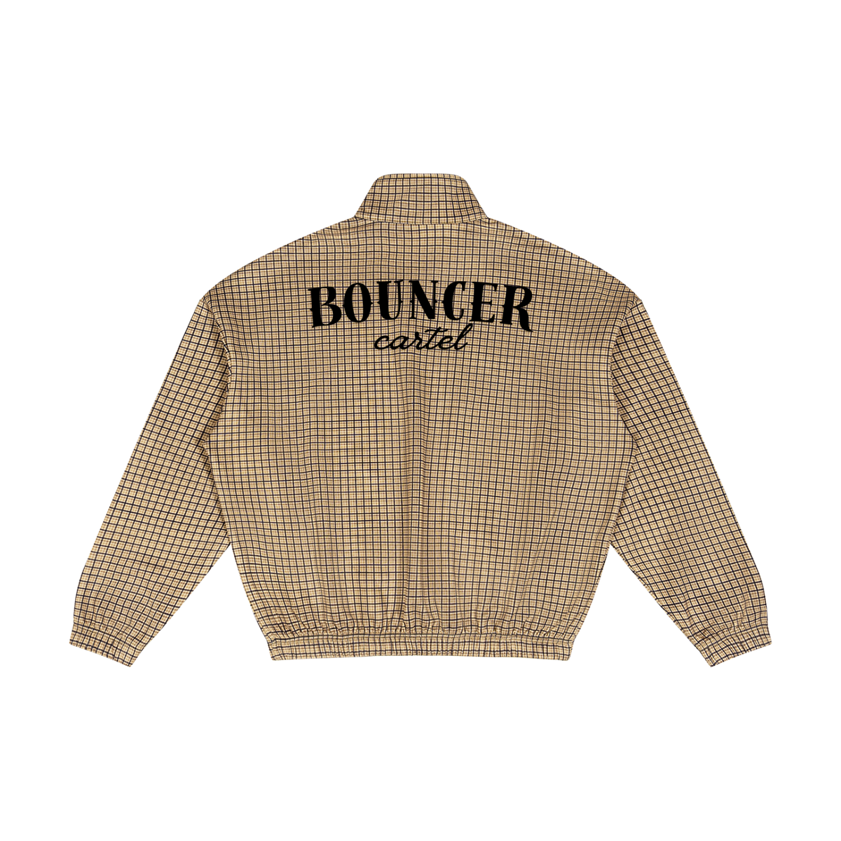 CYBERIA - BOUNCER CARTEL - Unisex Plaid Quarter-Zip Sweatshirt