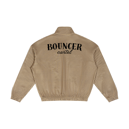 CYBERIA - BOUNCER CARTEL - Unisex Plaid Quarter-Zip Sweatshirt