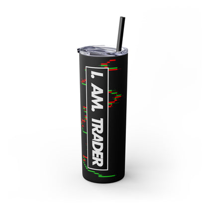 I.AM.TRADER - The Candle Tumbler with Straw, 20oz
