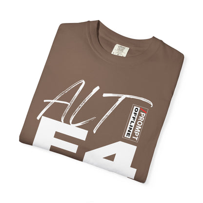 PROMPT OFFLINE - ALT F4 Premium cotton fabric T-shirt