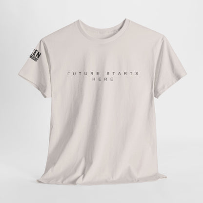 SIREN INDUSTRIES RETRO - Future Starts Here - Heavy Cotton T-shirt
