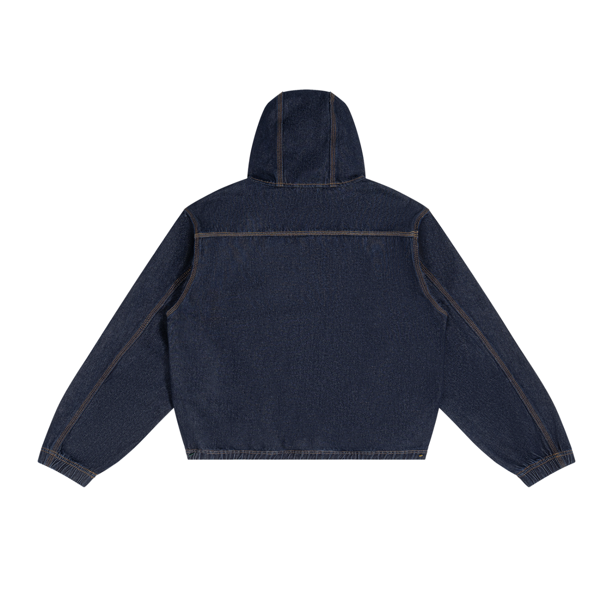 SIREN INDUSTRIES - ESSENTIALS  Boxy Vintage Wash Hooded Denim Jacket