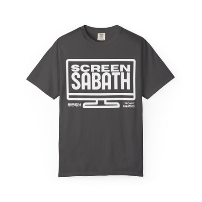 PROMPT OFFLINE - SCREEN SABATH - Premium cotton fabric T-shirt