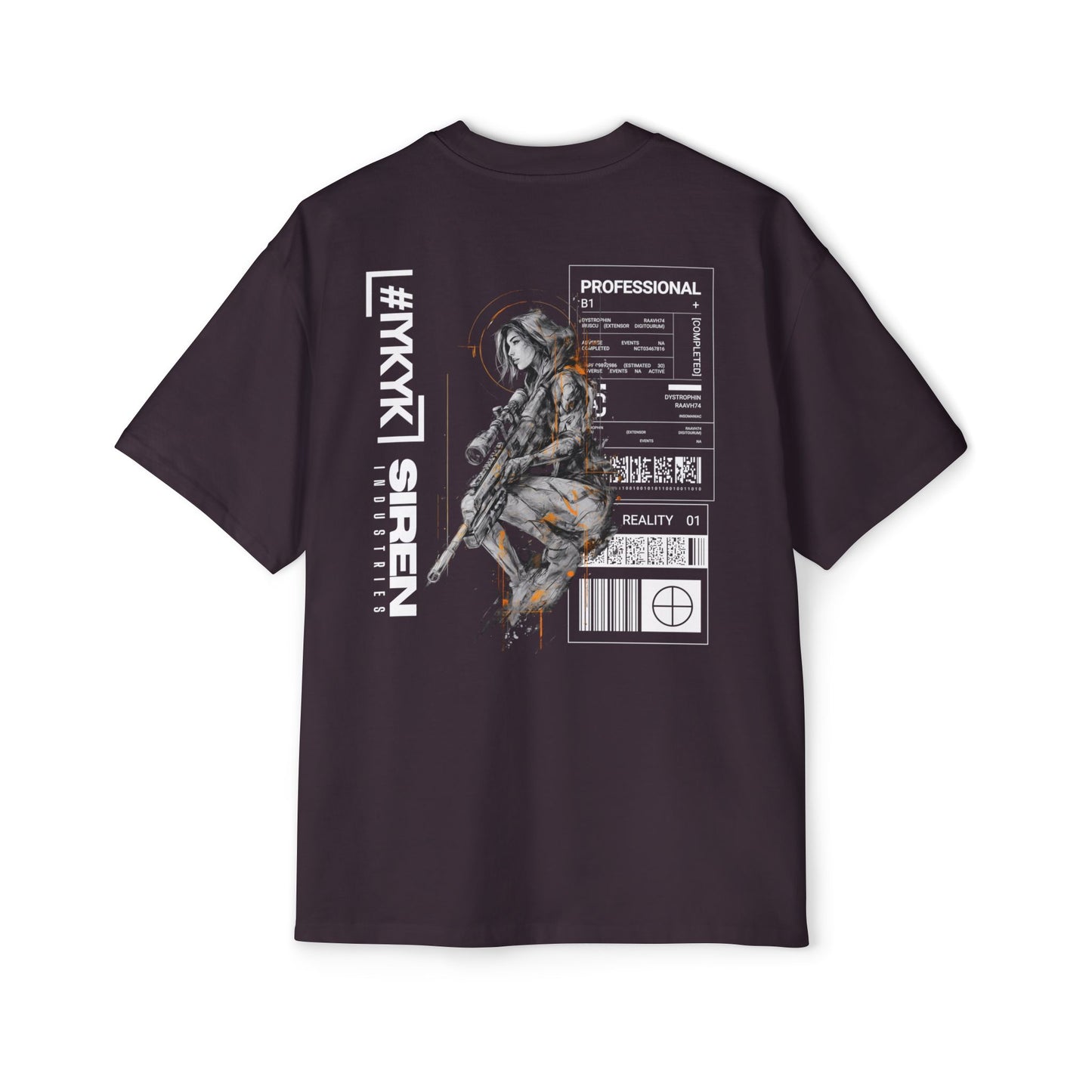 SIREN INDUSTRIES W25 - VECTOR - SNIPER Heavy Oversized Tee