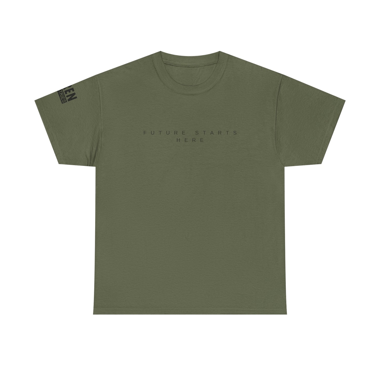 SIREN INDUSTRIES RETRO - Future Starts Here - Heavy Cotton T-shirt