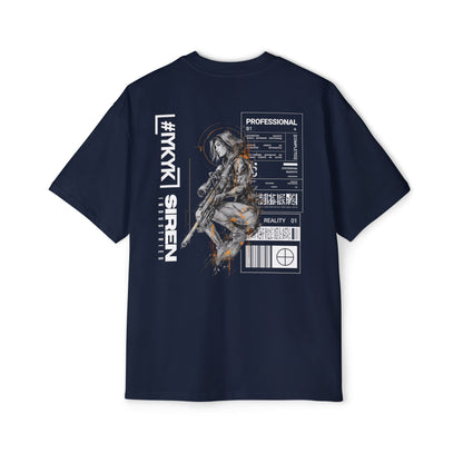 SIREN INDUSTRIES W25 - VECTOR - SNIPER Heavy Oversized Tee