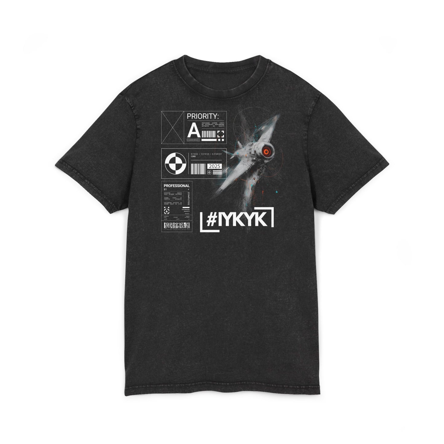 SIREN INDUSTRIES S26 - MARAUDER - Premium Acid Washed Oversized T-shirt