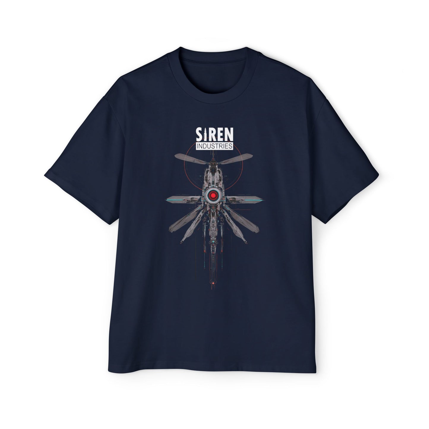 SIREN INDUSTRIES S26 - RETRO SCANNER - Heavy Premium Oversized Tee T-shirt