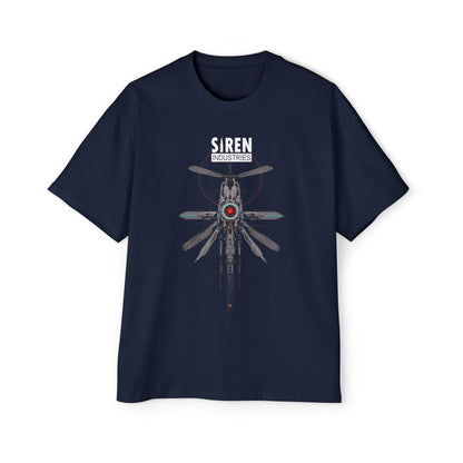 SIREN INDUSTRIES S26 - RETRO SCANNER - Heavy Premium Oversized Tee T-shirt
