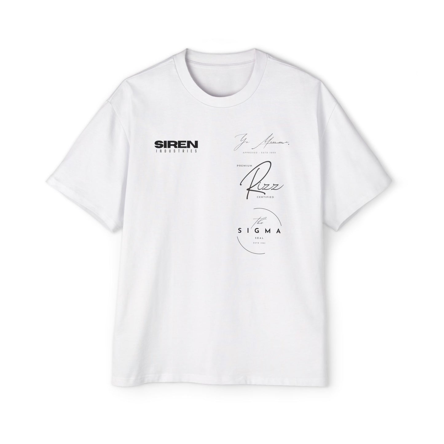 SIREN INDUSTRIES NEW - Yo Mamma - Heavy Oversized Tee