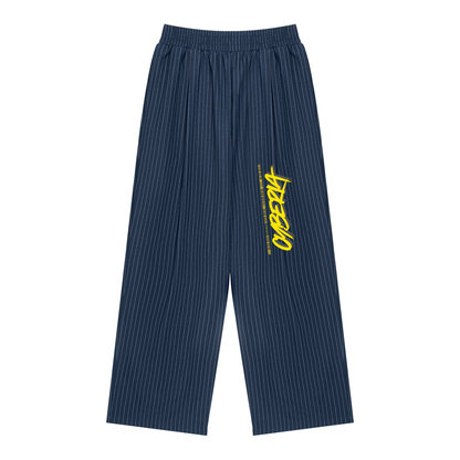 CYBERIA - BASICS - Unisex Striped Pleated Pants