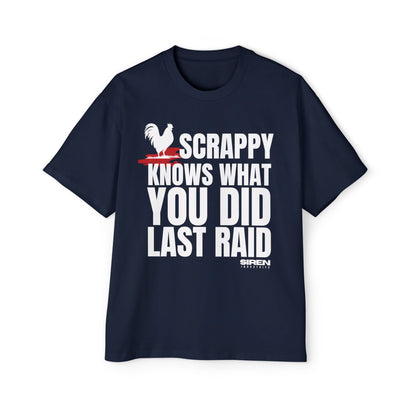 SIREN INDUSTRIES S26 - SCRAPPY KNOWS - Premium Heavy Oversized Tee