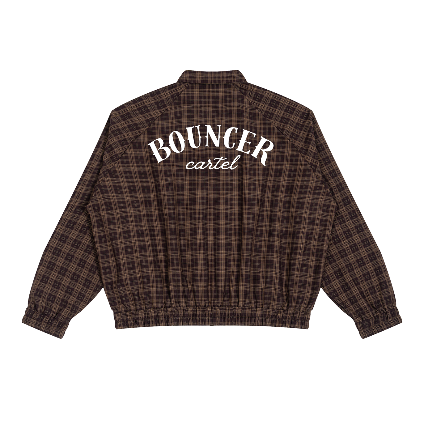 CYBERIA - BOUNCER CARTEL - Unisex Plaid Full-Zip Track Jacket