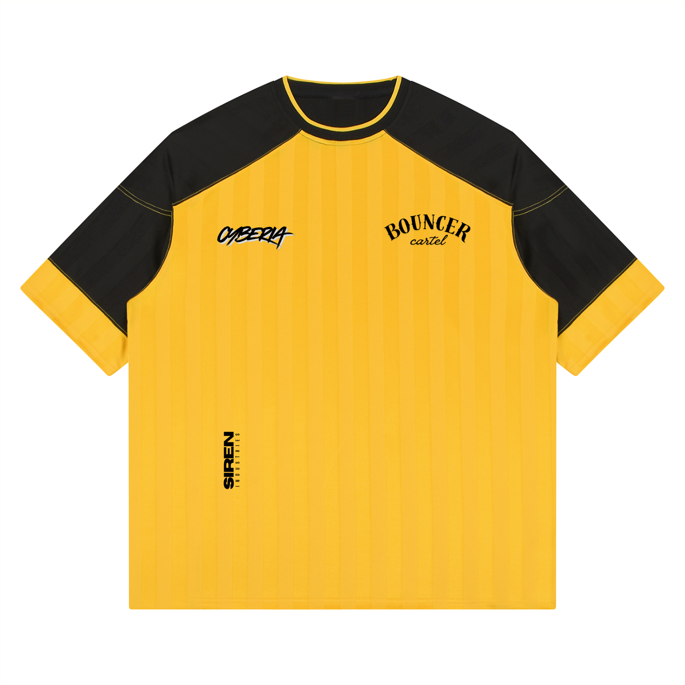 CYBERIA - BOUNCER CARTEL - Unisex Striped Raglan Jersey