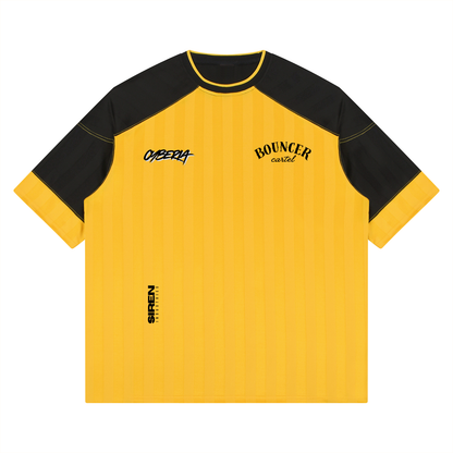 CYBERIA - BOUNCER CARTEL - Unisex Striped Raglan Jersey