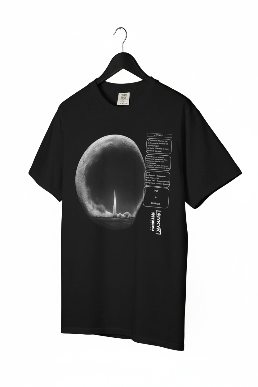 ARTEMIS II – Black hanger, angled