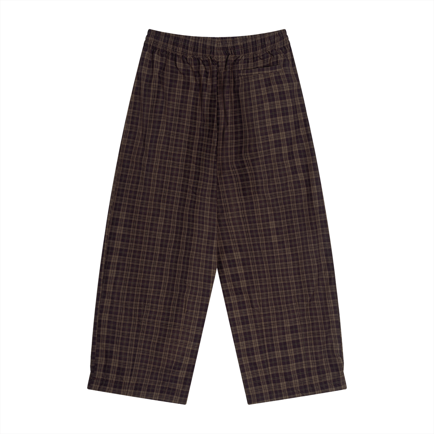CYBERIA - BOUNCER CARTEL - Unisex Plaid Wide Leg Pants
