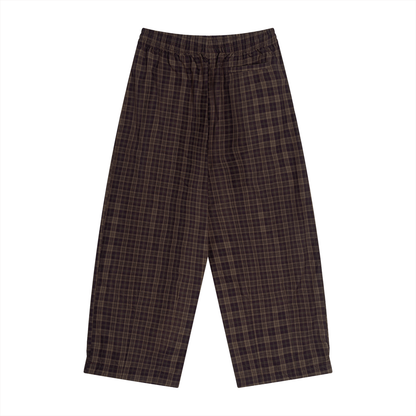 CYBERIA - BOUNCER CARTEL - Unisex Plaid Wide Leg Pants
