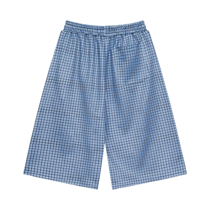 CYBERIA - BASICS - Unisex Plaid Drawstring Shorts
