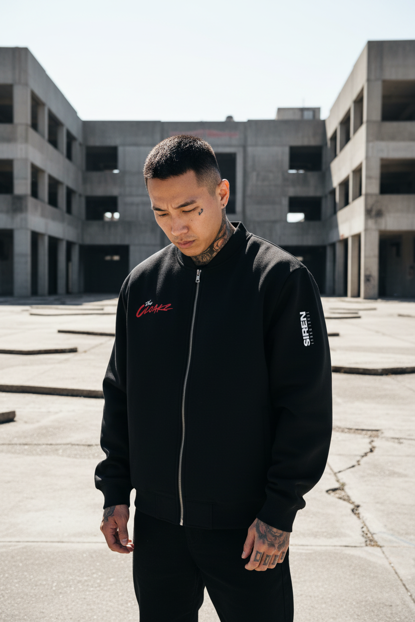 Cloakz Bomber Front – Sunny Plaza