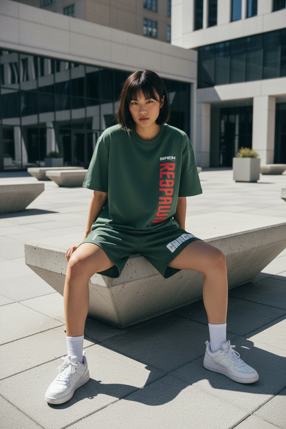 CRACKED Cactus Green – Female Plaza Front