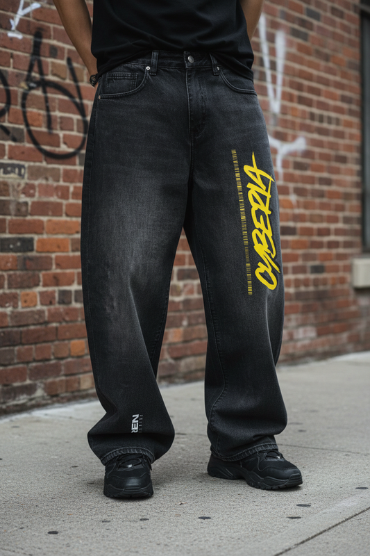 CYBERIA Barrel Jeans - Street