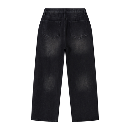 CYBERIA - MOCKINGBIRD INC - Men's Vintage Wash Wide Leg Jeans