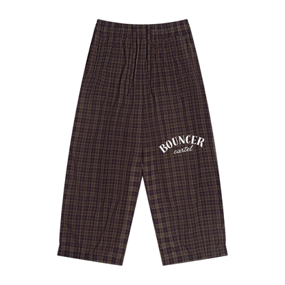 CYBERIA - BOUNCER CARTEL - Unisex Plaid Wide Leg Pants