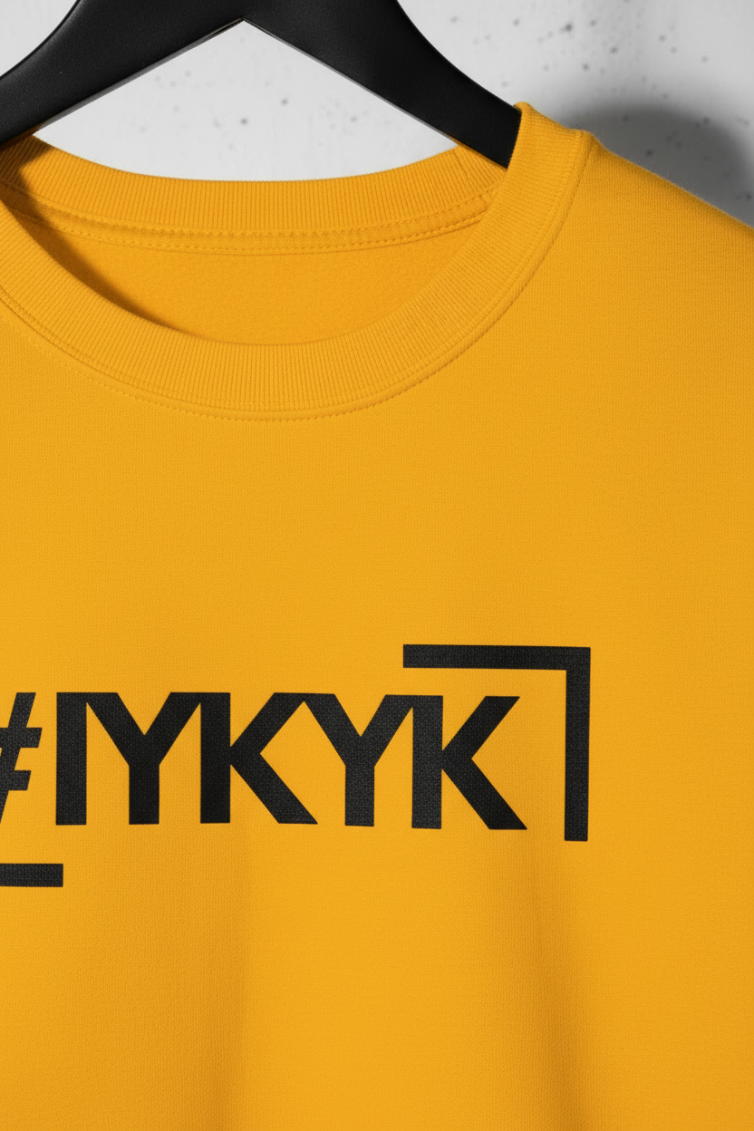 IYKYK Sweatshirt - Close-up