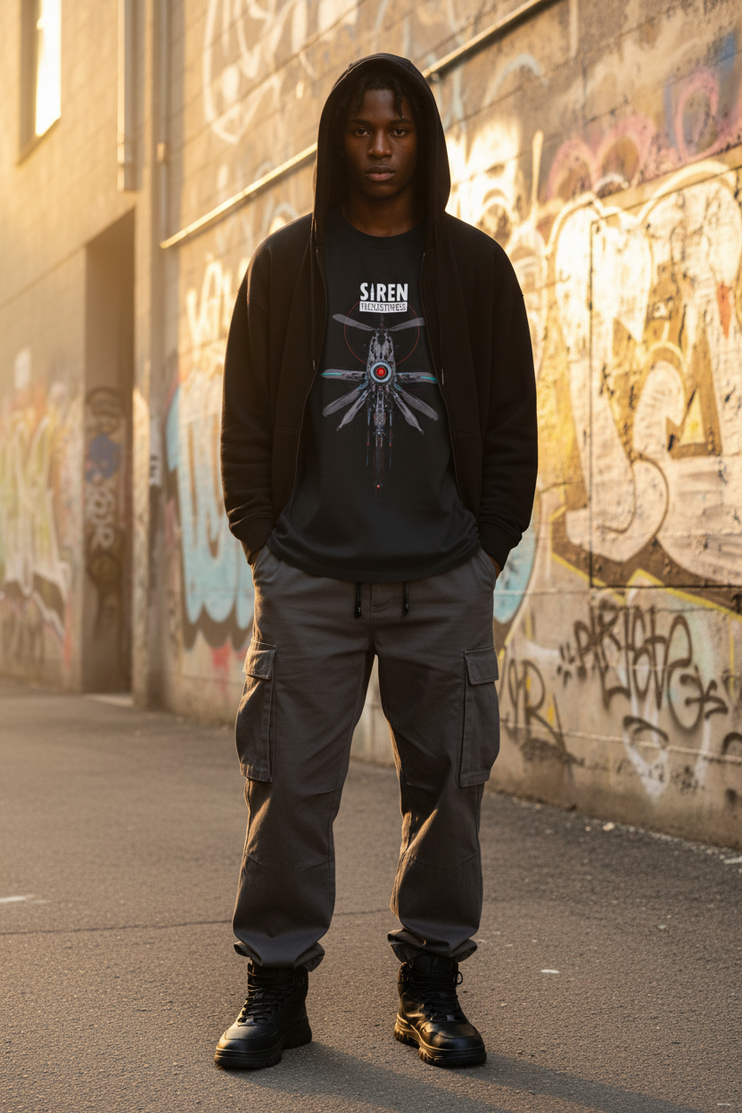 Male, golden hour, hoodie