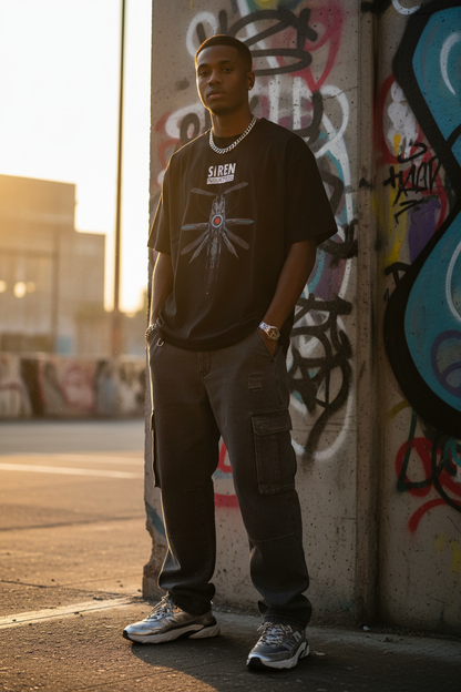 Male model, golden hour, standing