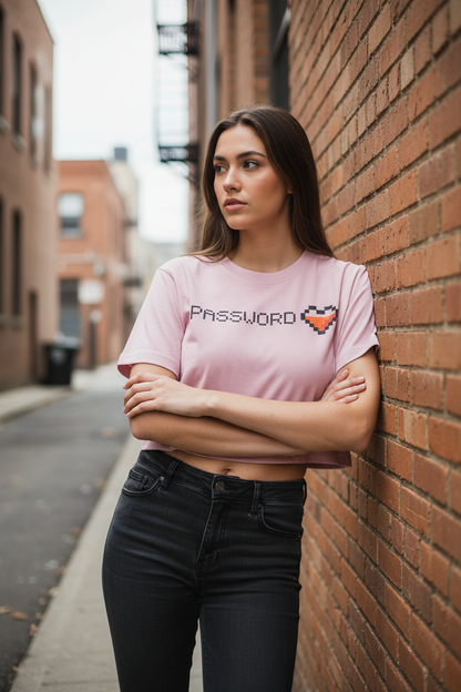 PASSWORD Crop — Pink, Alley, Overcast
